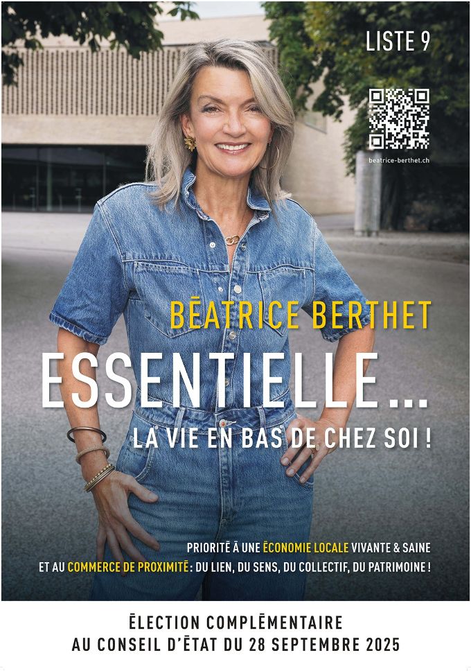 Affiche campagne Béatrice Berthet